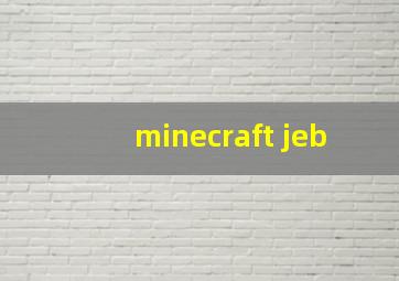 minecraft jeb